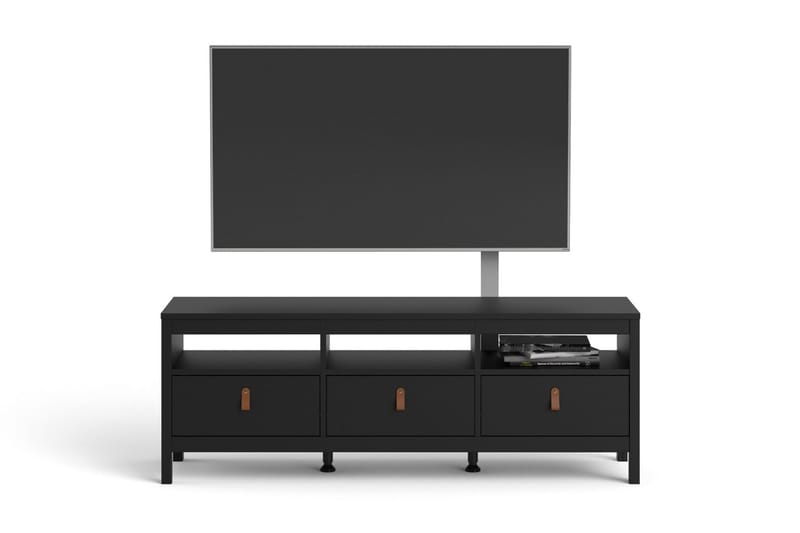 STOLFERS Tv-bänk 151 cm Svart/Natur - Möbler - Vardagsrum - Tv-möbler & mediamöbler - Tv-bänkar