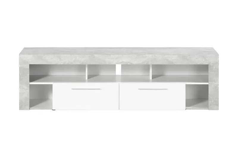 SURAYA TV-bänk 180 Vit/Betong - Möbler - Vardagsrum - Tv-möbler & mediamöbler - Tv-bänkar