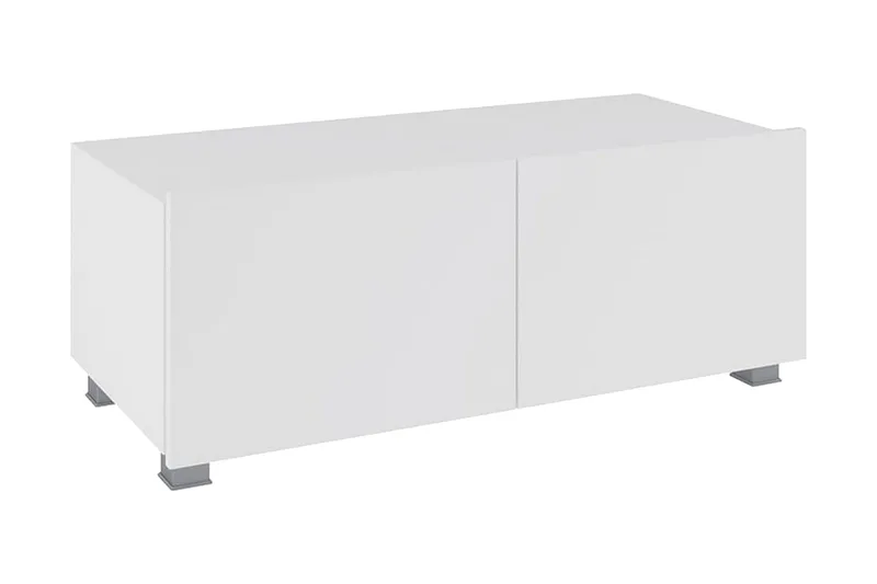 Tessan TV-bänk 100 cm Liten, Vit