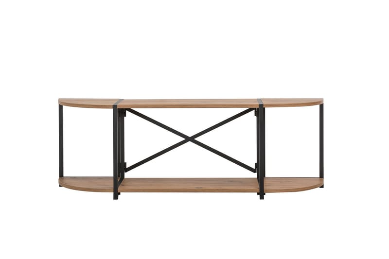 THAMBO Tv-bänk 138 cm Brun/Svart - Möbler - Vardagsrum - Tv-möbler & mediamöbler - Tv-bänkar