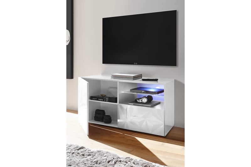 TIARE TV-bänk 122 Vit - Möbler - Vardagsrum - Tv-möbler & mediamöbler - Tv-bänkar