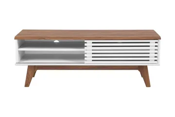 Toledo Tv-Bänk 35x117 cm - Vit - Möbler - Vardagsrum - Tv-möbler & mediamöbler - Tv-bänkar