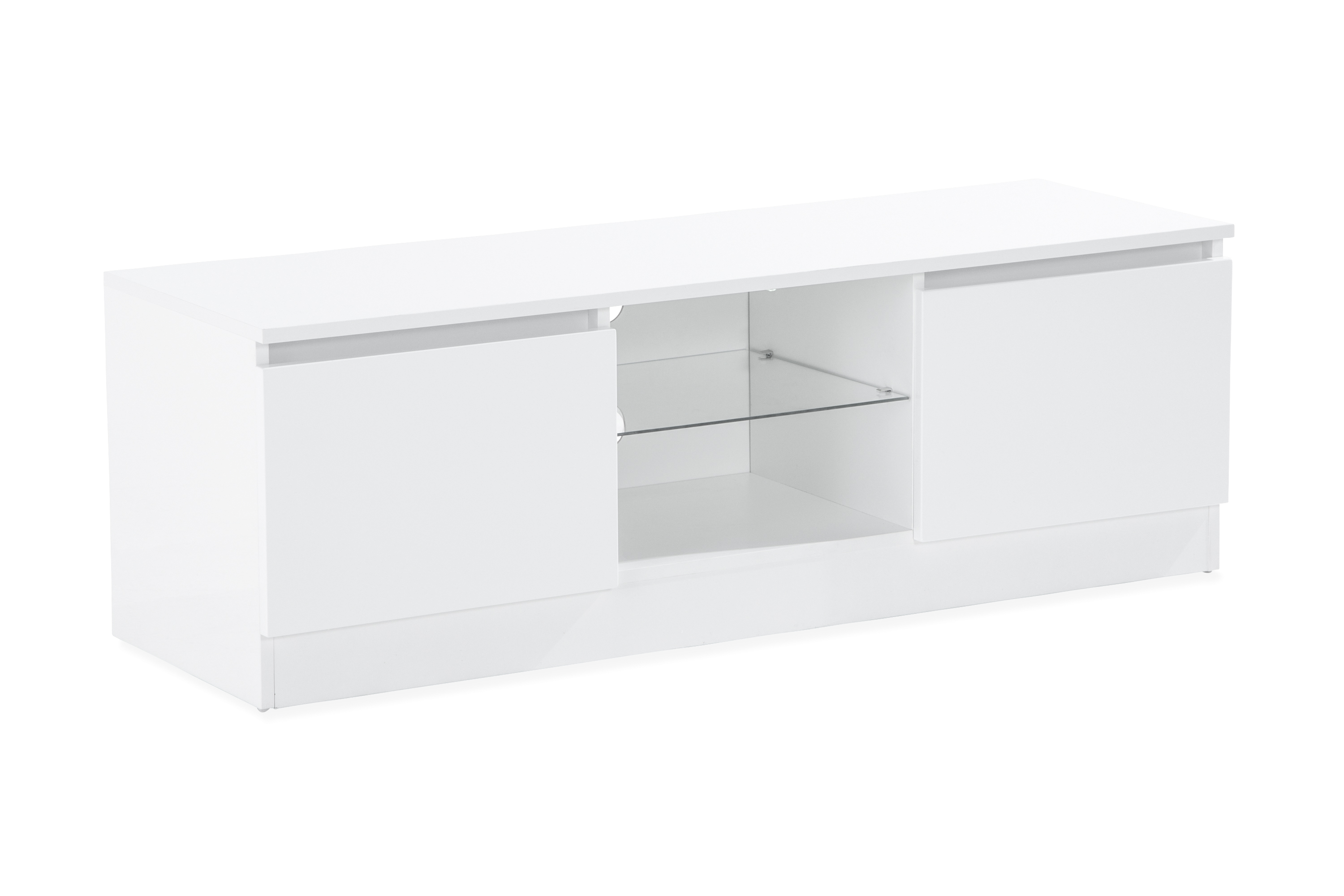 tolsby tv-bänk 120 cm led-belysning vit -