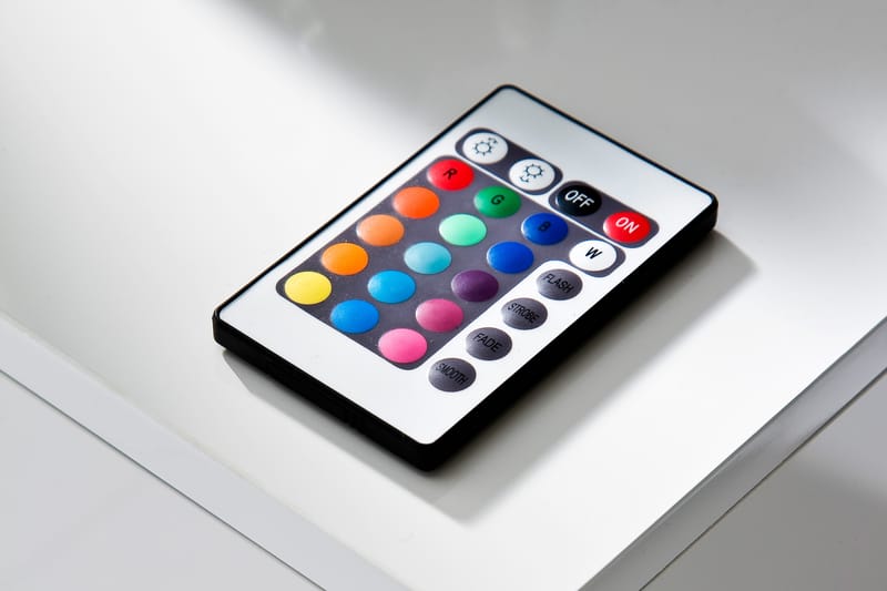 TOLSBY Tv-Bänk 160 cm LED-Belysning Vit - Möbler - Vardagsrum - Tv-möbler & mediamöbler - Tv-bänkar