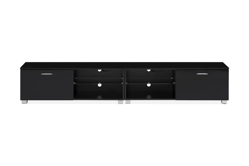 TOLSBY Tv-Bänk 200 cm LED-Belysning Svart - Möbler - Vardagsrum - Tv-möbler & mediamöbler - Tv-bänkar