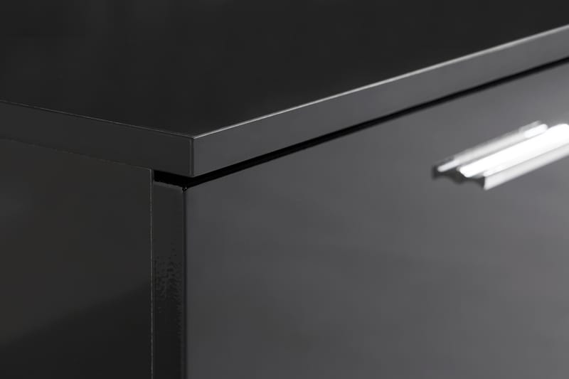 TOLSBY Tv-Bänk 200 cm LED-Belysning Svart - Möbler - Vardagsrum - Tv-möbler & mediamöbler - Tv-bänkar