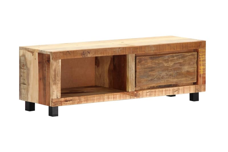 TV-bänk 100x30x33 cm massivt återvunnet trä - Brun - Möbler - Vardagsrum - Tv-möbler & mediamöbler - Tv-bänkar