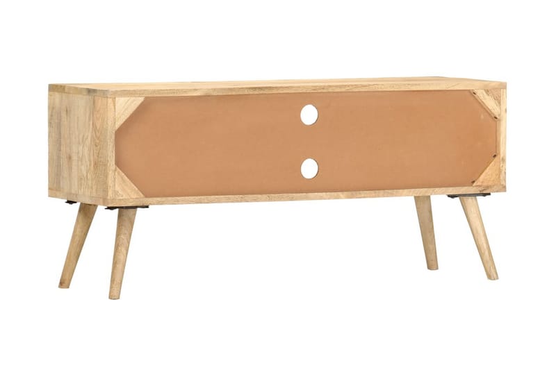 TV-bänk 100x30x45 cm massivt mangoträ - Brun - Möbler - Vardagsrum - Tv-möbler & mediamöbler - Tv-bänkar