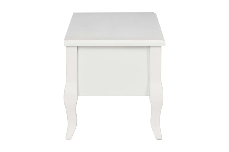 TV-bänk 100x35x35 cm vit trä - Vit - Möbler - Vardagsrum - Tv-möbler & mediamöbler - Tv-bänkar