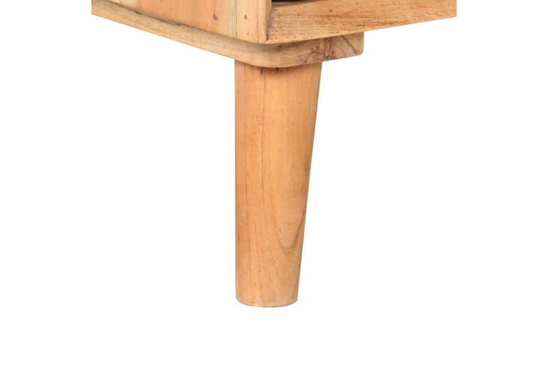 TV-bänk 100x35x40 cm massivt akaciaträ - Brun - Möbler - Vardagsrum - Tv-möbler & mediamöbler - Tv-bänkar