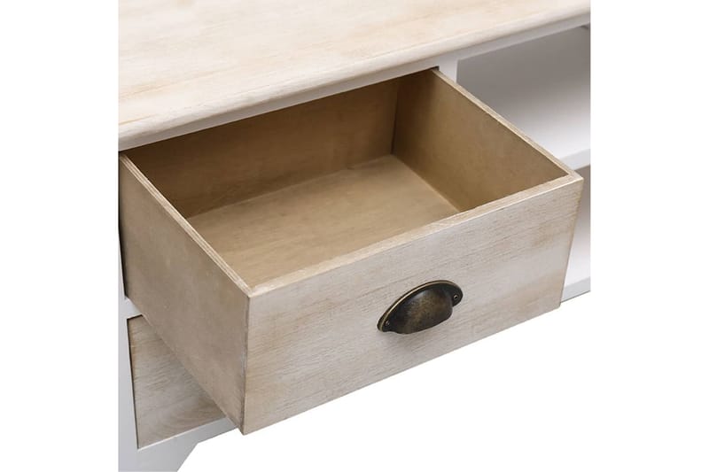 Tv-bänk 108x30x40 cm massivt paulowniaträ - Brun - Möbler - Vardagsrum - Tv-möbler & mediamöbler - Tv-bänkar