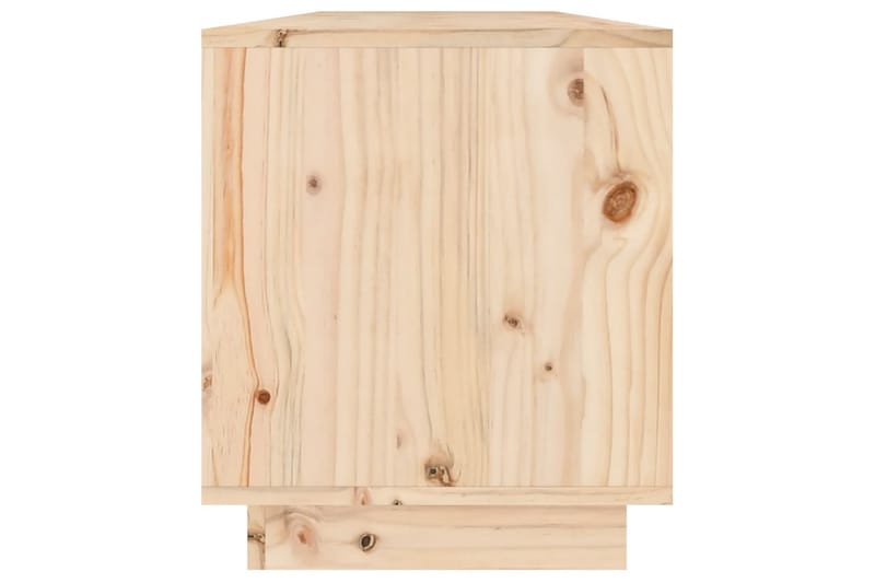 Tv-bänk 110,5x34x40 cm massiv furu - Brun - Möbler - Vardagsrum - Tv-möbler & mediamöbler - Tv-bänkar