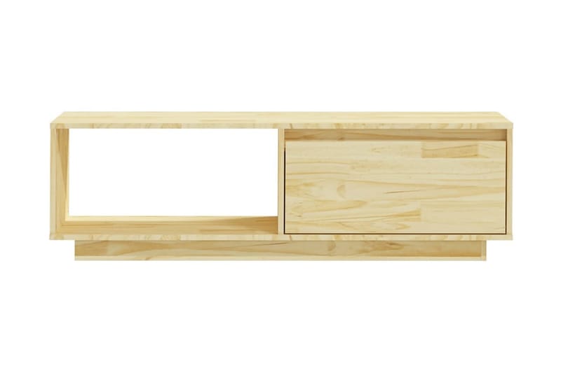 TV-bänk 110x30x33,5 cm massiv furu - Brun - Möbler - Vardagsrum - Tv-möbler & mediamöbler - Tv-bänkar