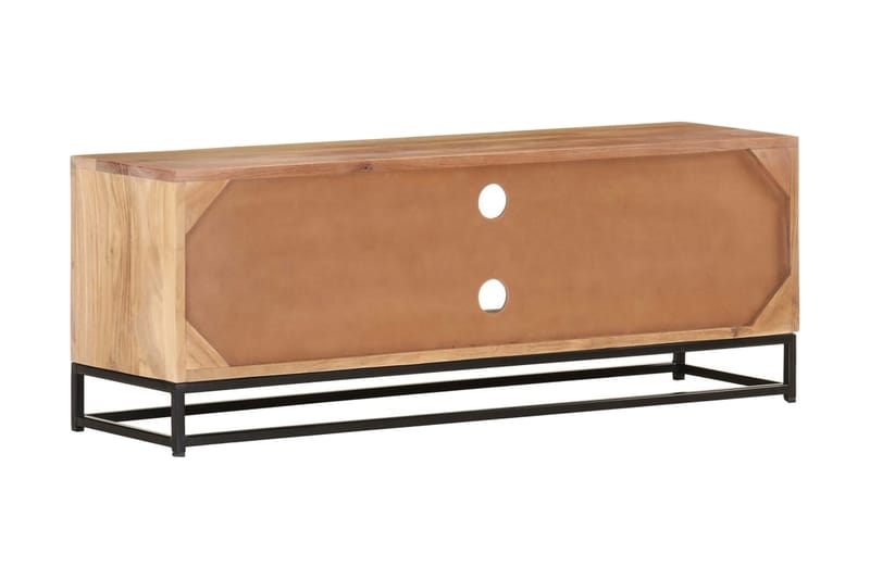 TV-bänk 110x30x40 cm massiv akacia - Brun - Möbler - Vardagsrum - Tv-möbler & mediamöbler - Tv-bänkar