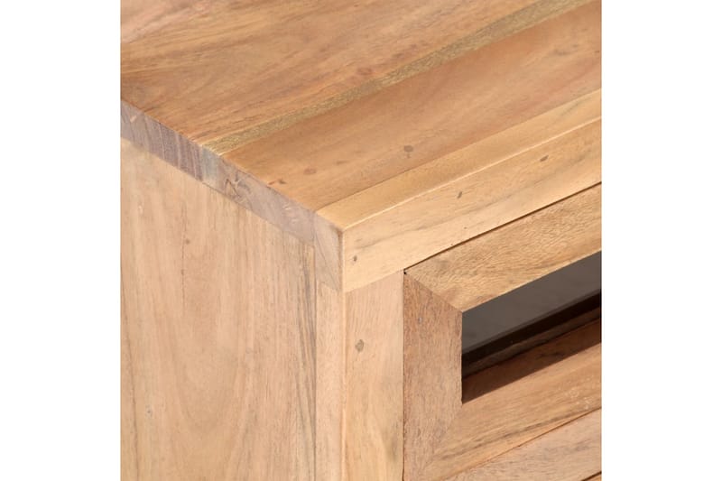 TV-bänk 110x30x40 cm massiv akacia - Brun - Möbler - Vardagsrum - Tv-möbler & mediamöbler - Tv-bänkar