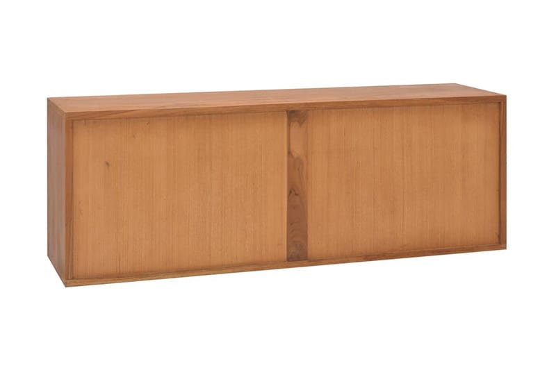 TV-bänk 110x30x40 cm massiv teak - Silver - Möbler - Vardagsrum - Tv-möbler & mediamöbler - Tv-bänkar