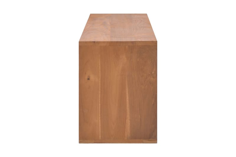 TV-bänk 110x30x40 cm massiv teak - Silver - Möbler - Vardagsrum - Tv-möbler & mediamöbler - Tv-bänkar