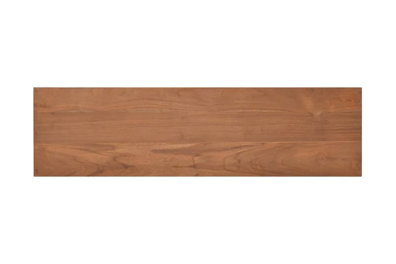 TV-bänk 110x30x40 cm massiv teak - Silver - Möbler - Vardagsrum - Tv-möbler & mediamöbler - Tv-bänkar