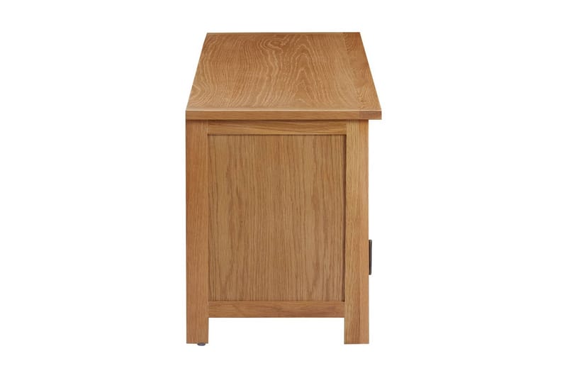 TV-bänk 110x35x44 cm massiv ek - Brun - Möbler - Vardagsrum - Tv-möbler & mediamöbler - Tv-bänkar
