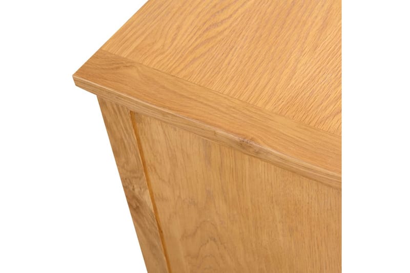 TV-bänk 110x35x44 cm massiv ek - Brun - Möbler - Vardagsrum - Tv-möbler & mediamöbler - Tv-bänkar
