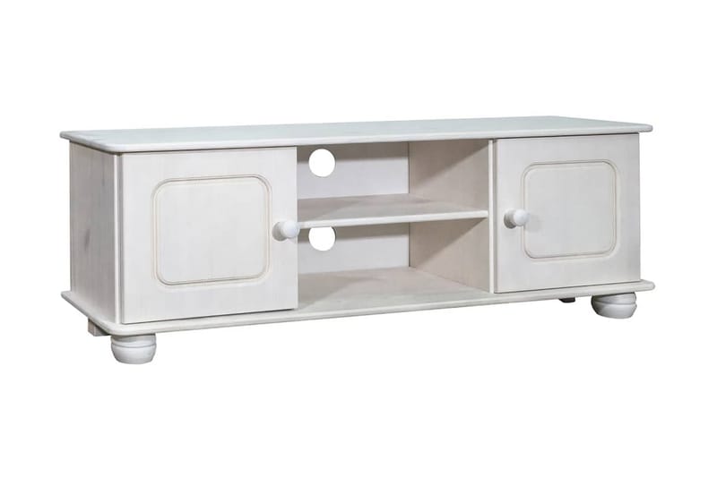 Tv-bänk 115x29x40 cm massiv furu - Brun - Möbler - Vardagsrum - Tv-möbler & mediamöbler - Tv-bänkar