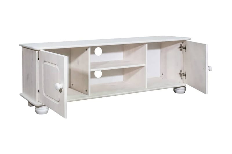 Tv-bänk 115x29x40 cm massiv furu - Brun - Möbler - Vardagsrum - Tv-möbler & mediamöbler - Tv-bänkar