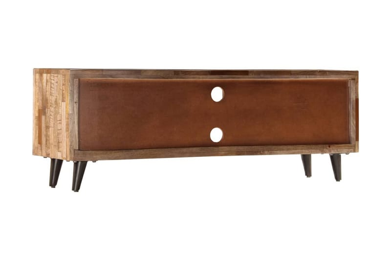 TV-bänk 118x30x40 cm massivt mangoträ - Brun - Möbler - Vardagsrum - Tv-möbler & mediamöbler - Tv-bänkar