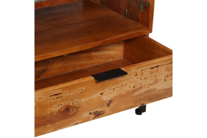 TV-bänk 118x35x45 cm massivt återvunnet trä - Brun - Möbler - Vardagsrum - Tv-möbler & mediamöbler - Tv-bänkar