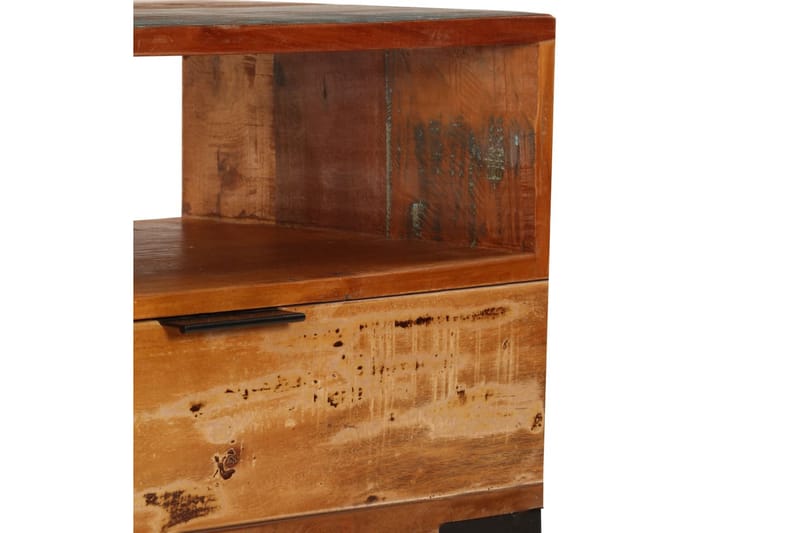 TV-bänk 118x35x45 cm massivt återvunnet trä - Brun - Möbler - Vardagsrum - Tv-möbler & mediamöbler - Tv-bänkar