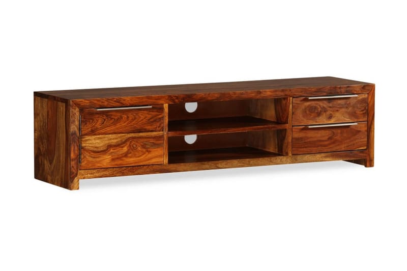 TV-bänk 120x30x30 cm massivt sheeshamträ - Brun - Möbler - Vardagsrum - Tv-möbler & mediamöbler - Tv-bänkar