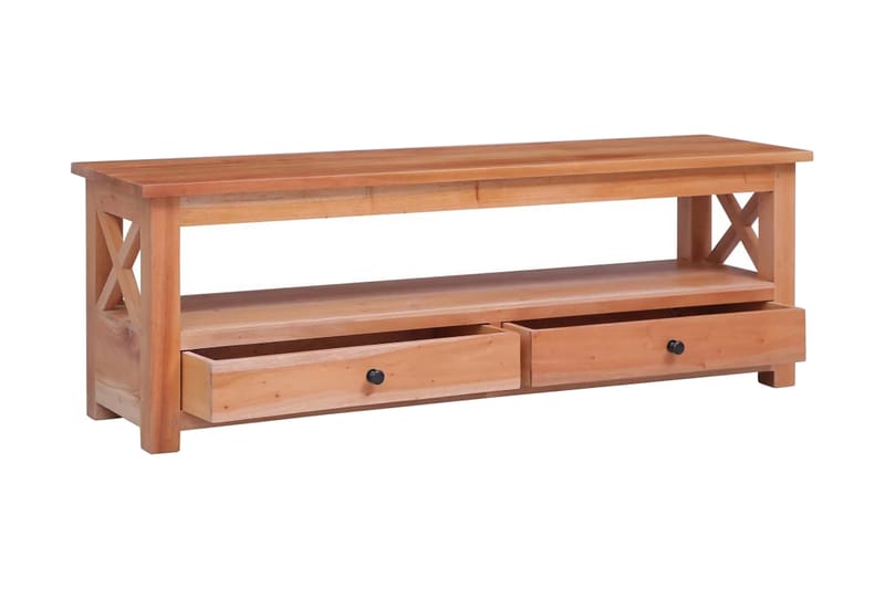TV-bänk 120x30x40 cm massiv mahogny - Brun - Möbler - Vardagsrum - Tv-möbler & mediamöbler - Tv-bänkar