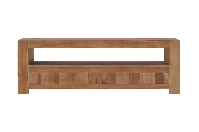 TV-bänk 120x30x40 cm massiv teak - Brun - Tv-bänkar