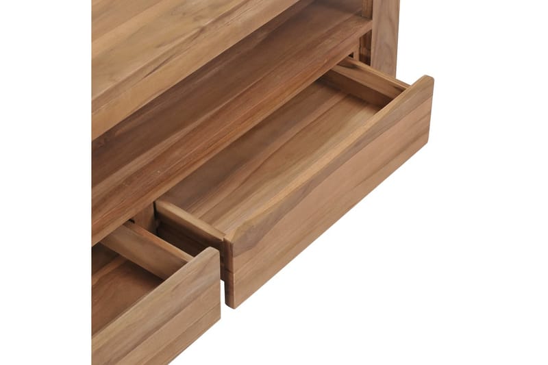 TV-bänk 120x30x40 cm massiv teak - Brun - Möbler - Vardagsrum - Tv-möbler & mediamöbler - Tv-bänkar