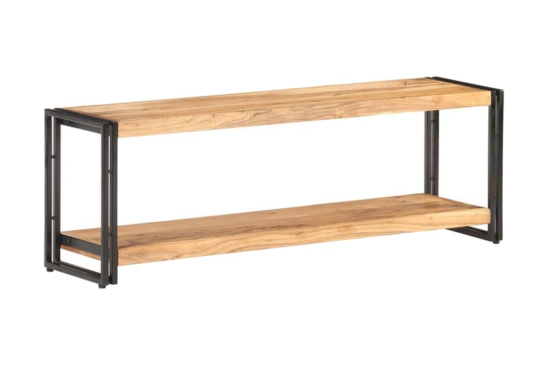 TV-bänk 120x30x40 cm massivt akaciaträ - Brun - Möbler - Vardagsrum - Tv-möbler & mediamöbler - Tv-bänkar