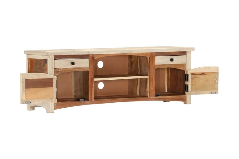 TV-bänk 120x30x40 cm massivt återvunnet trä - Brun - Möbler - Vardagsrum - Tv-möbler & mediamöbler - Tv-bänkar