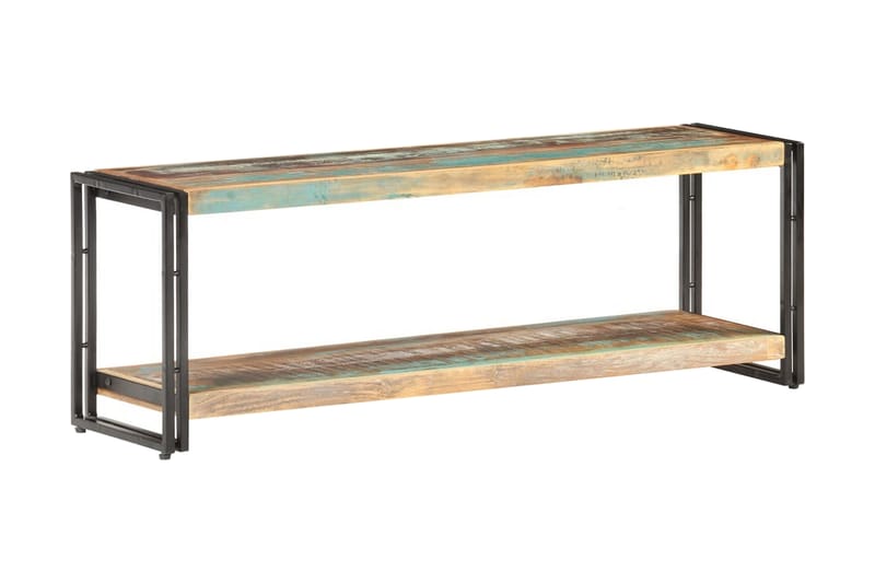 TV-bänk 120x30x40 cm massivt återvunnet trä - Brun - Möbler - Vardagsrum - Tv-möbler & mediamöbler - Tv-bänkar