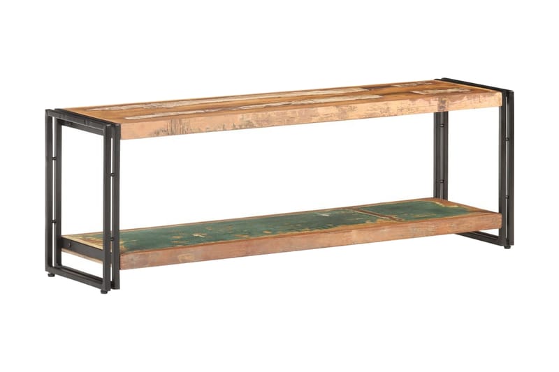 TV-bänk 120x30x40 cm massivt återvunnet trä - Brun - Möbler - Vardagsrum - Tv-möbler & mediamöbler - Tv-bänkar