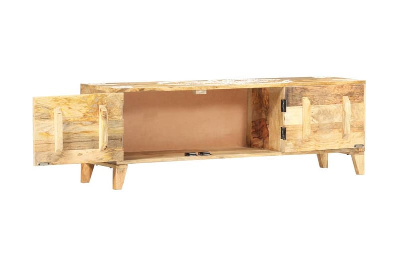 TV-bänk 120x30x40 cm massivt mangoträ - Brun - Möbler - Vardagsrum - Tv-möbler & mediamöbler - Tv-bänkar