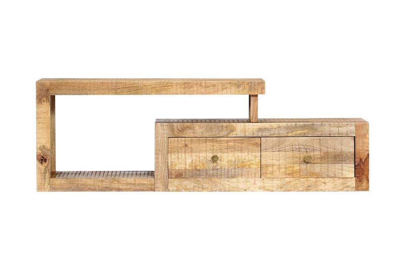 TV-bänk 120x30x40 cm massivt mangoträ - Brun - Möbler - Vardagsrum - Tv-möbler & mediamöbler - Tv-bänkar