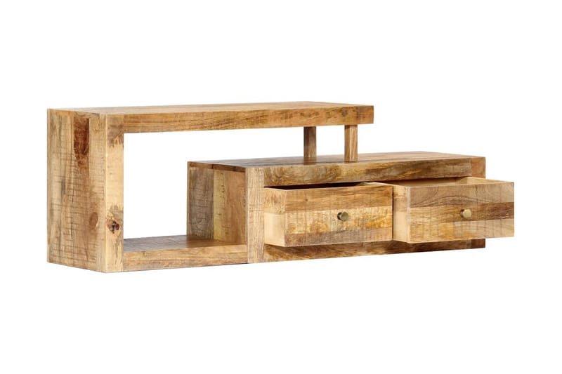 TV-bänk 120x30x40 cm massivt mangoträ - Brun - Möbler - Vardagsrum - Tv-möbler & mediamöbler - Tv-bänkar