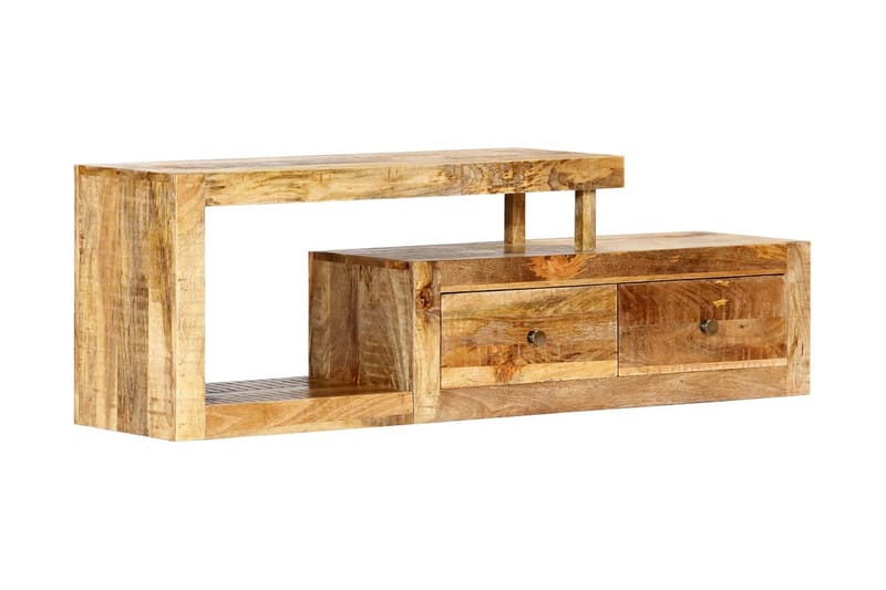 TV-bänk 120x30x40 cm massivt mangoträ - Brun - Möbler - Vardagsrum - Tv-möbler & mediam�öbler - Tv-bänkar
