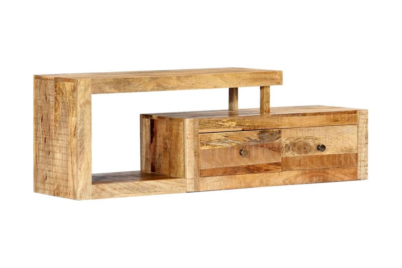 TV-bänk 120x30x40 cm massivt mangoträ - Brun - Möbler - Vardagsrum - Tv-möbler & mediamöbler - Tv-bänkar