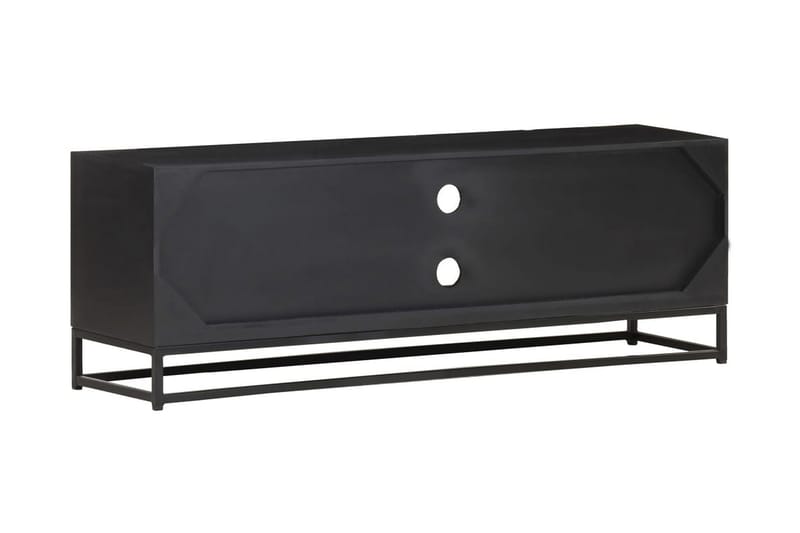 Tv-bänk 120x30x40 cm massivt mangoträ - Svart - Möbler - Vardagsrum - Tv-möbler & mediamöbler - Tv-bänkar
