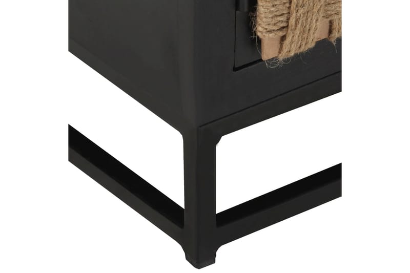 Tv-bänk 120x30x40 cm massivt mangoträ - Svart - Möbler - Vardagsrum - Tv-möbler & mediamöbler - Tv-bänkar