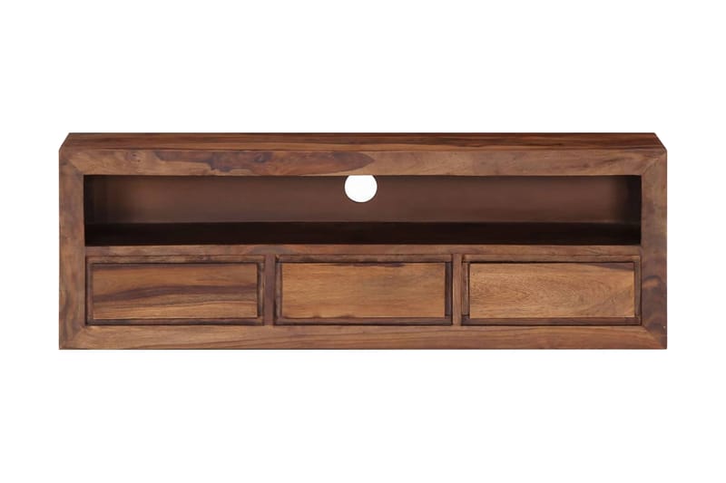 TV-bänk 120x30x40 cm massivt sheshamträ - Brun - Möbler - Vardagsrum - Tv-möbler & mediamöbler - Tv-bänkar