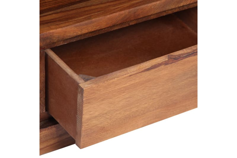 TV-bänk 120x30x40 cm massivt sheshamträ - Brun - Möbler - Vardagsrum - Tv-möbler & mediamöbler - Tv-bänkar