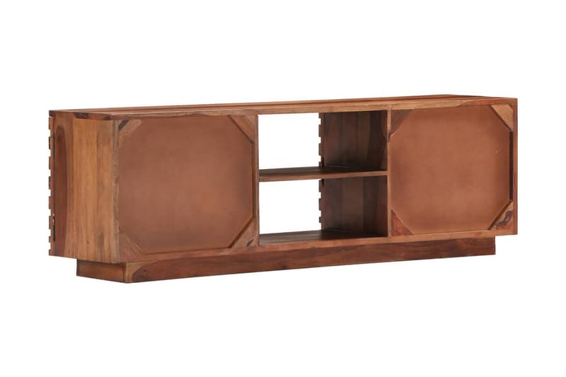TV-bänk 120x30x40 cm massivt sheshamträ - Brun - Möbler - Vardagsrum - Tv-möbler & mediamöbler - Tv-bänkar