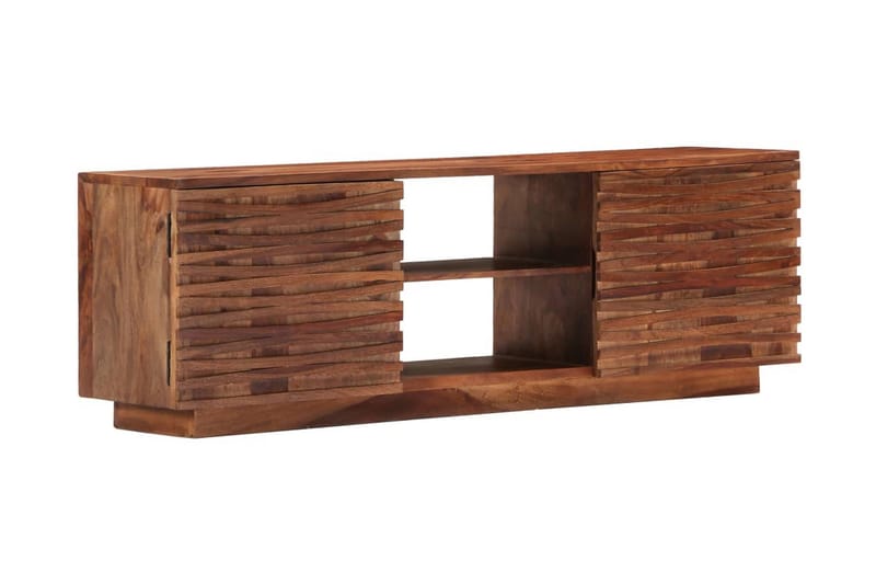 TV-bänk 120x30x40 cm massivt sheshamträ - Brun - Möbler - Vardagsrum - Tv-möbler & mediamöbler - Tv-bänkar