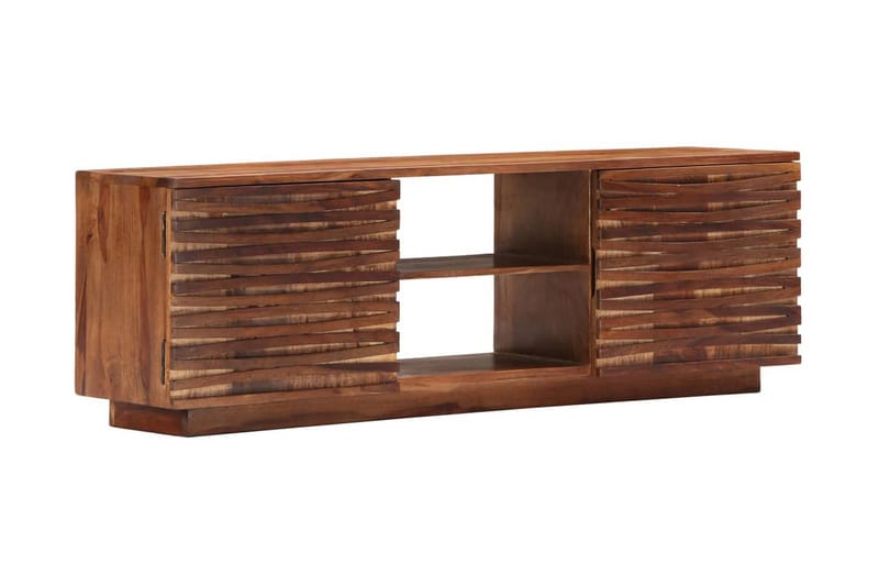 TV-bänk 120x30x40 cm massivt sheshamträ - Brun - Möbler - Vardagsrum - Tv-möbler & mediamöbler - Tv-bänkar