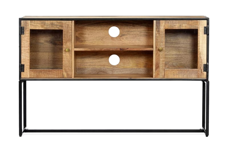 TV-bänk 120x30x75 cm massivt återvunnet trä - Brun - Möbler - Vardagsrum - Tv-möbler & mediamöbler - Tv-bänkar